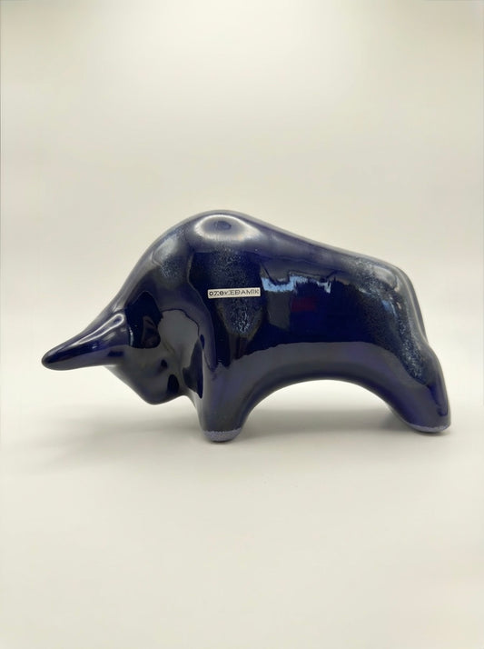 Otto Keramik Classic Ceramic Bull West German Pottery Fat Lava
