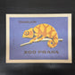 Limited Edition Czech Match Box Art Poster 96 of 240 Zoo Praha Chameleon