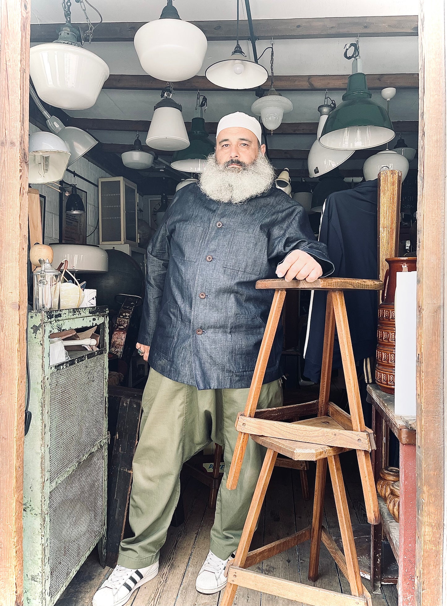 The 'Mintan' Made In London Classic Work Wear Denim Over Shirt