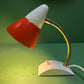 1970s German Retro Orange & White Table Lamp