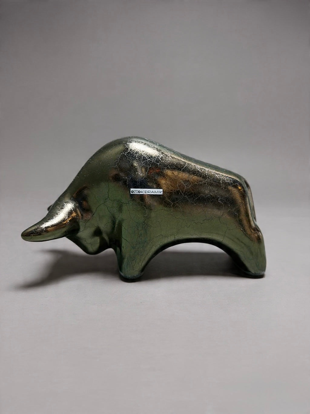 Otto Keramik Classic Ceramic Bull West German Pottery Fat Lava