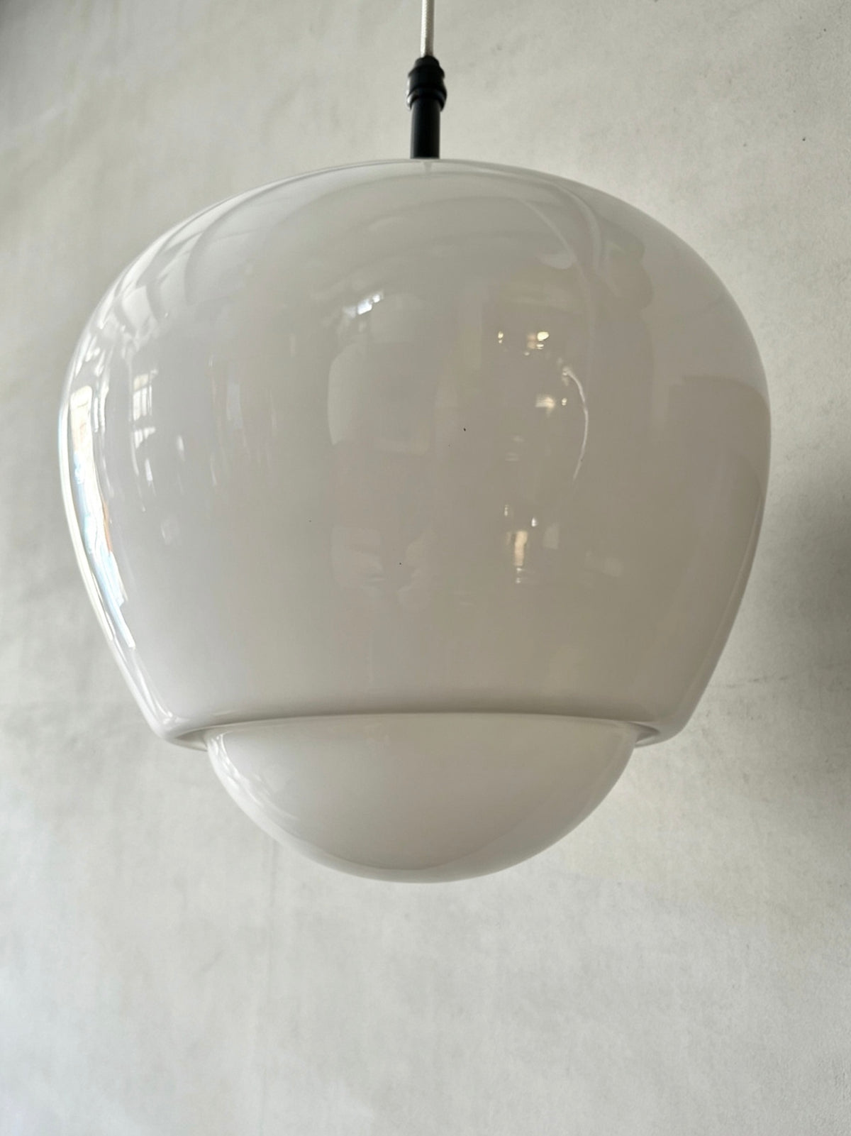 1960s Czech Opaline Pendant Light By Napako
