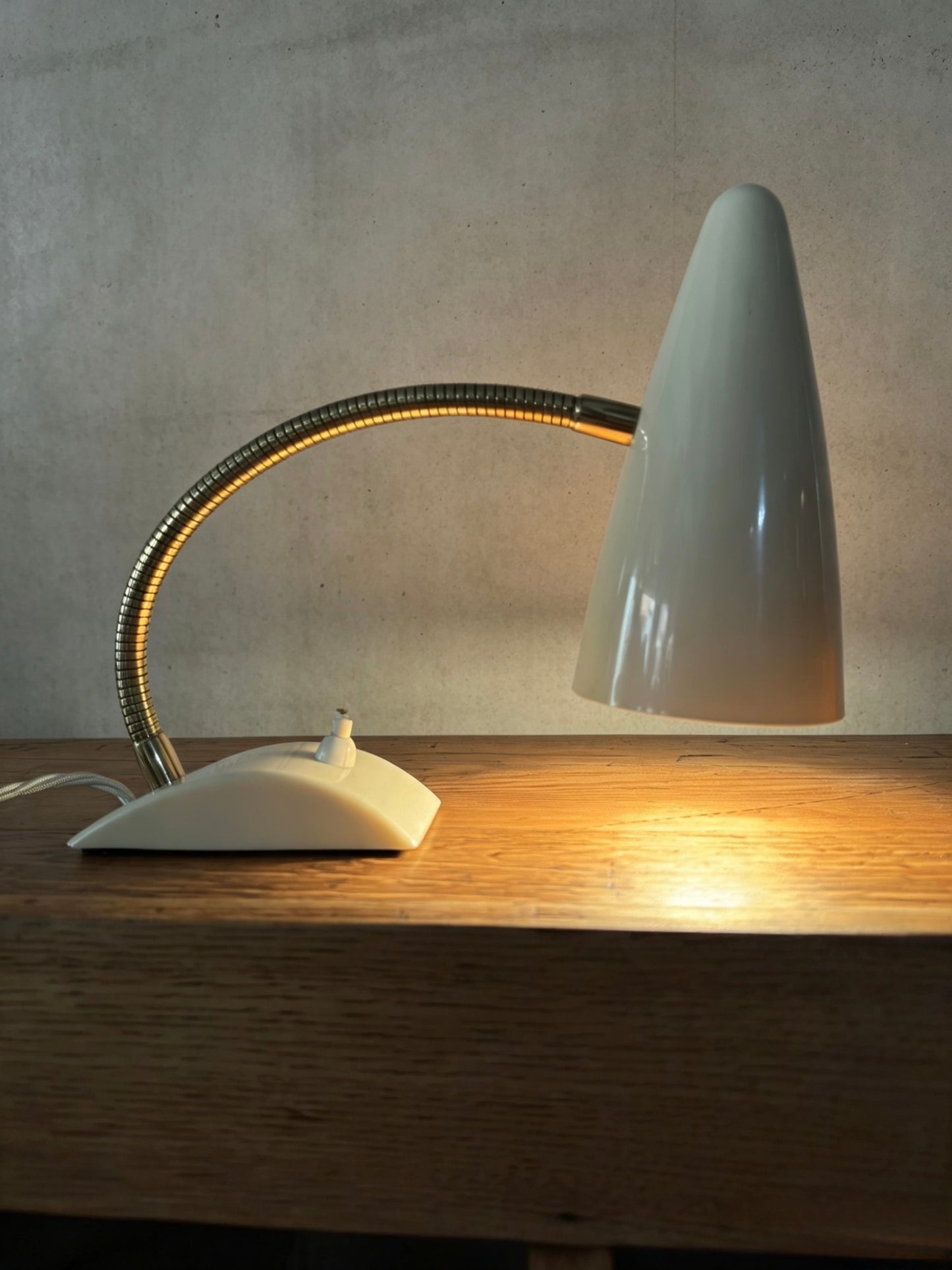 1960s German Gooseneck Table Lamp