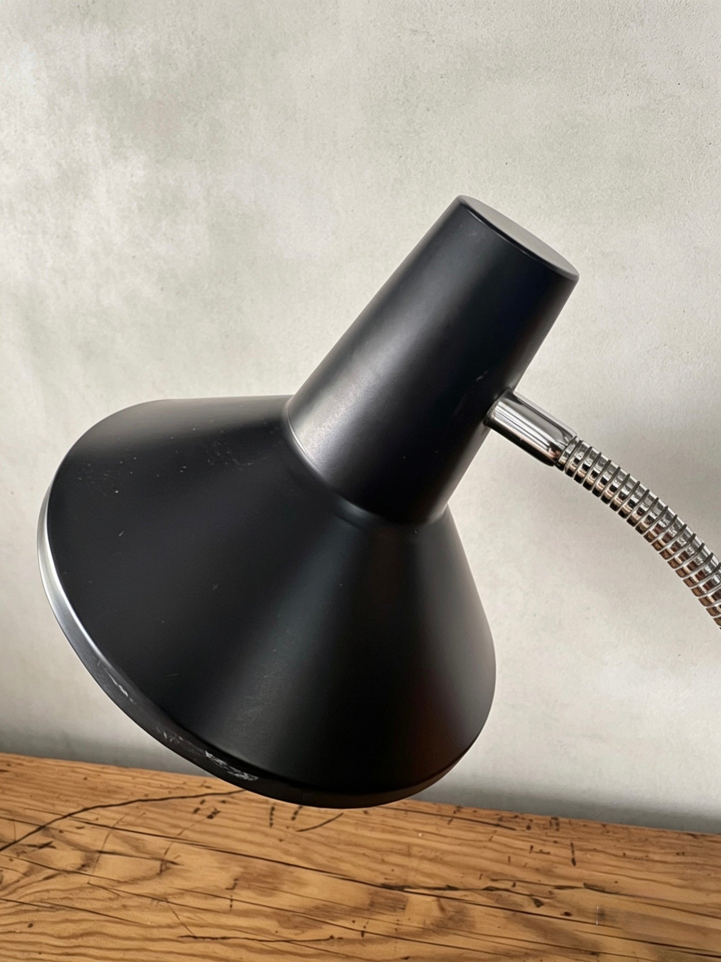 1970s German Retro Gooseneck Table Lamp