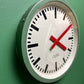 1960s East German Industrial Factory Clock By RFT