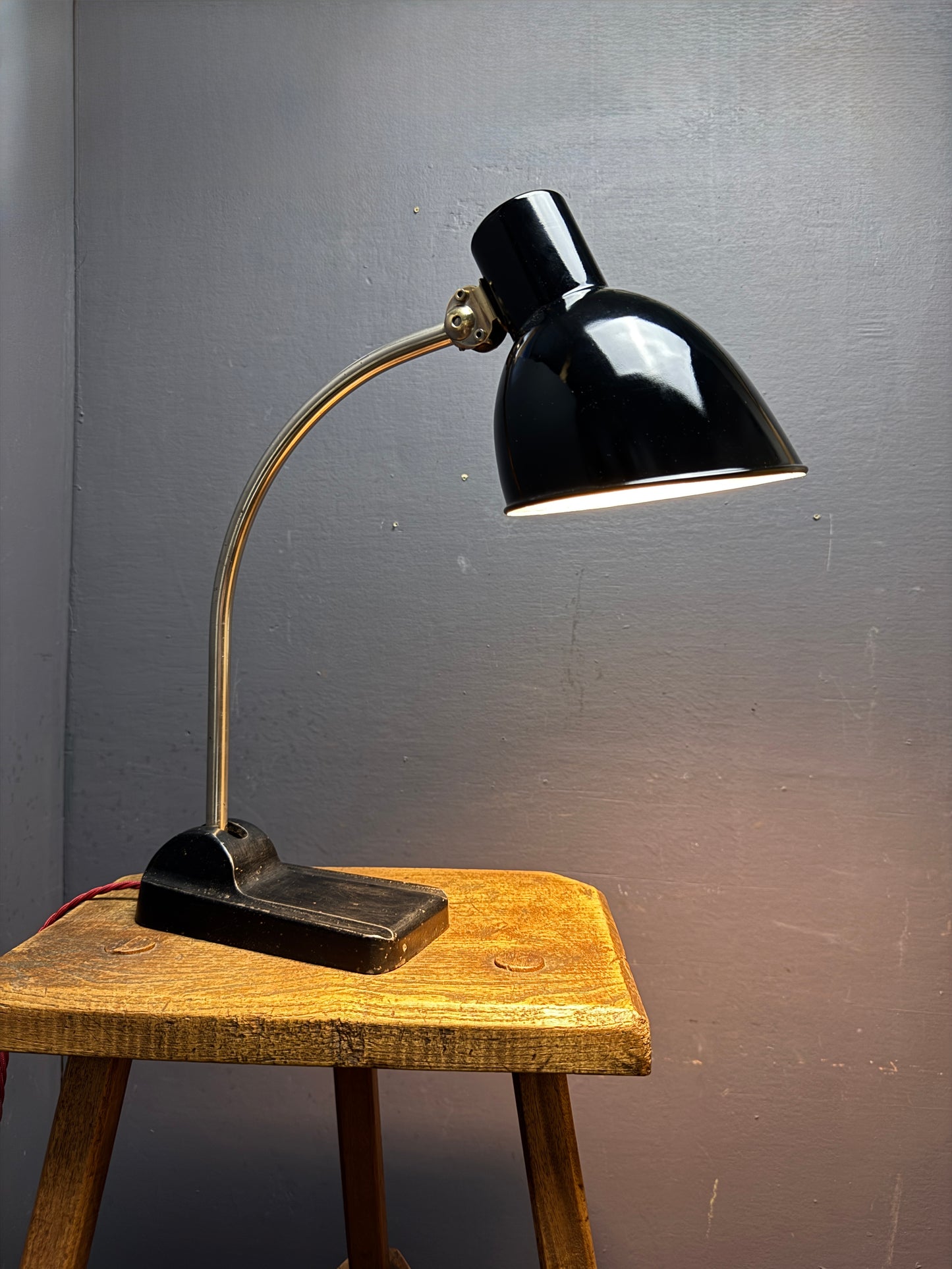 Rare 1930s Bauhaus Desk Lamp By Dr. Ing. Schneider & Co