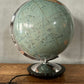 Vintage 1960s DBG Duo Glass Globe Lamp Darmstadt Germany