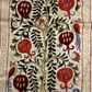 Hand Made Silk On Silk Uzbek Bukhara Suzani.