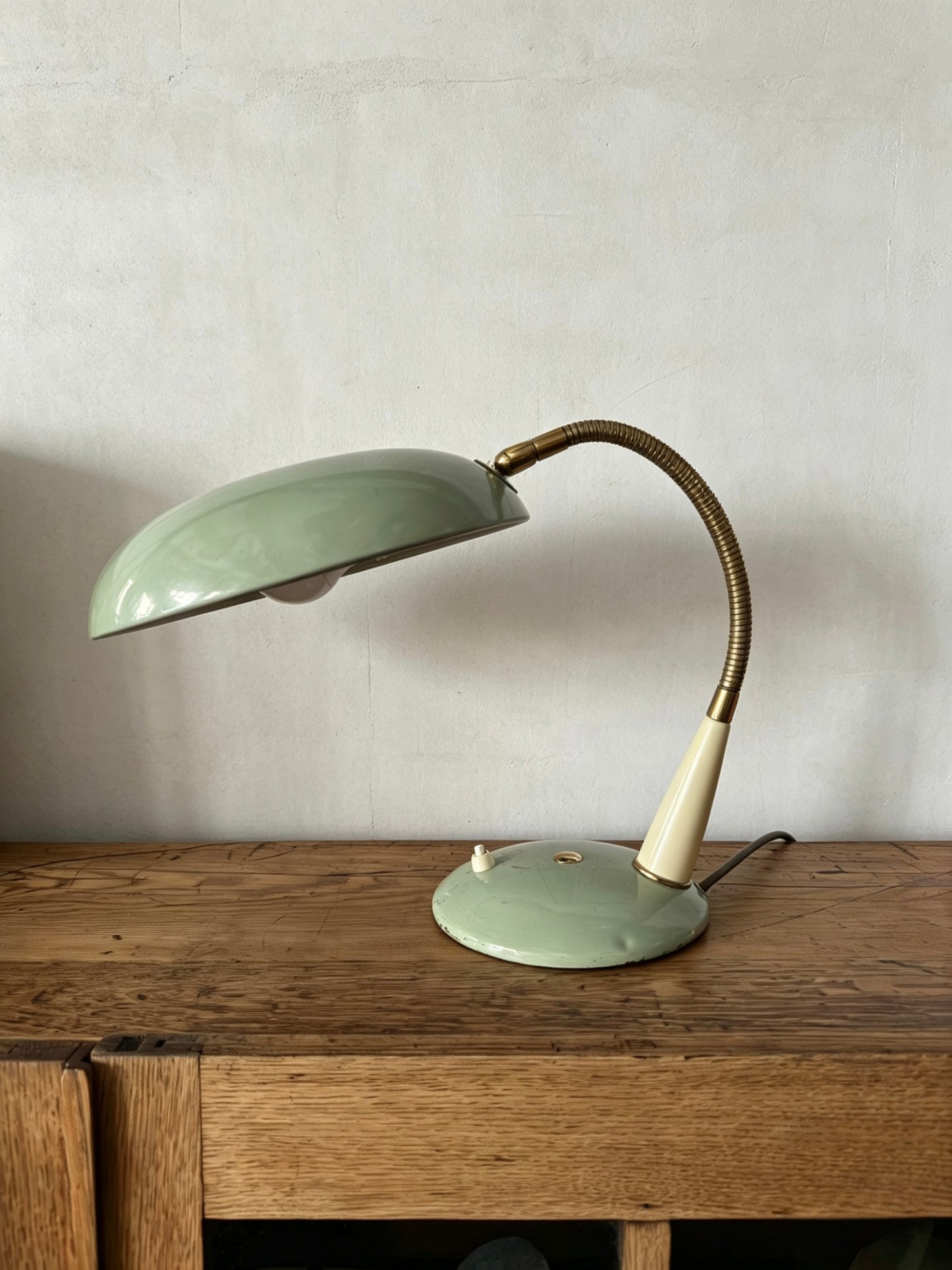1960s Italian Gooseneck Table Lamp