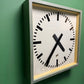 Large 1960's East German Industrial Factory Clocks By Elfema