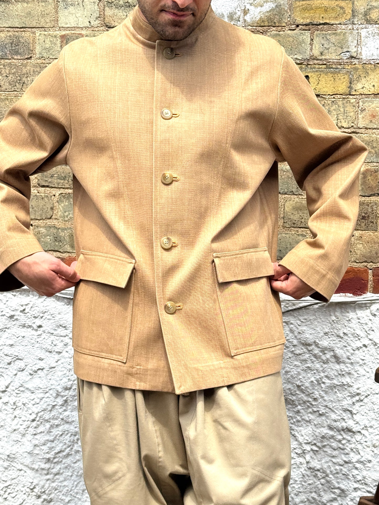 The 'Mintan' Made In London Classic Work Wear Thick Denim Over Shirt