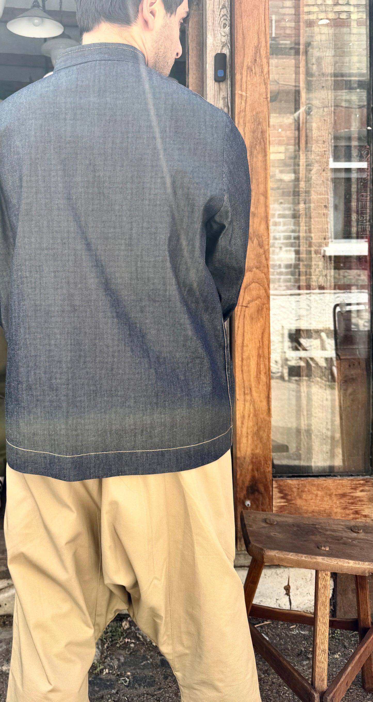 The 'Mintan' Made In London Classic Work Wear Denim Over Shirt