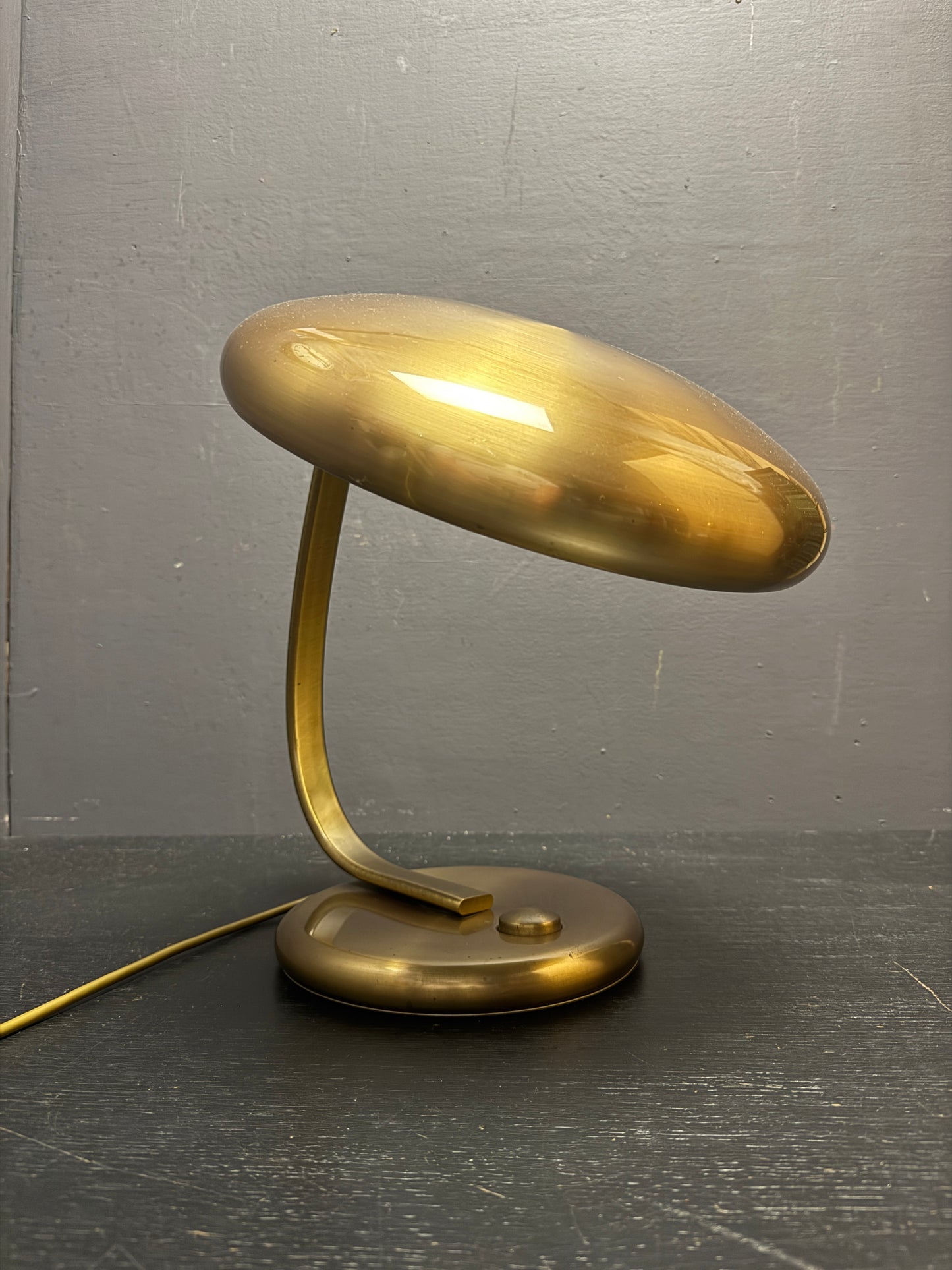 1960s Brass Table Lamp By Heinz F W Stahl For Hillebrand Lighting