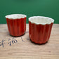 Hand Made Turkish Coffee / Espresso Cups By Renowned Design Ceramicist Saliha Kartal
