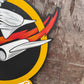 WW2 American Air Force VF-17A Nose Art Hand Painted On Board
