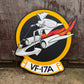 WW2 American Air Force VF-17A Nose Art Hand Painted On Board