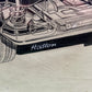 Vauxhall Victor Pen & Ink Cutaway By Brian Hatton 1965