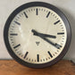 Large Czech 1950s Bakelite Office / Factory Clocks By Pragotron