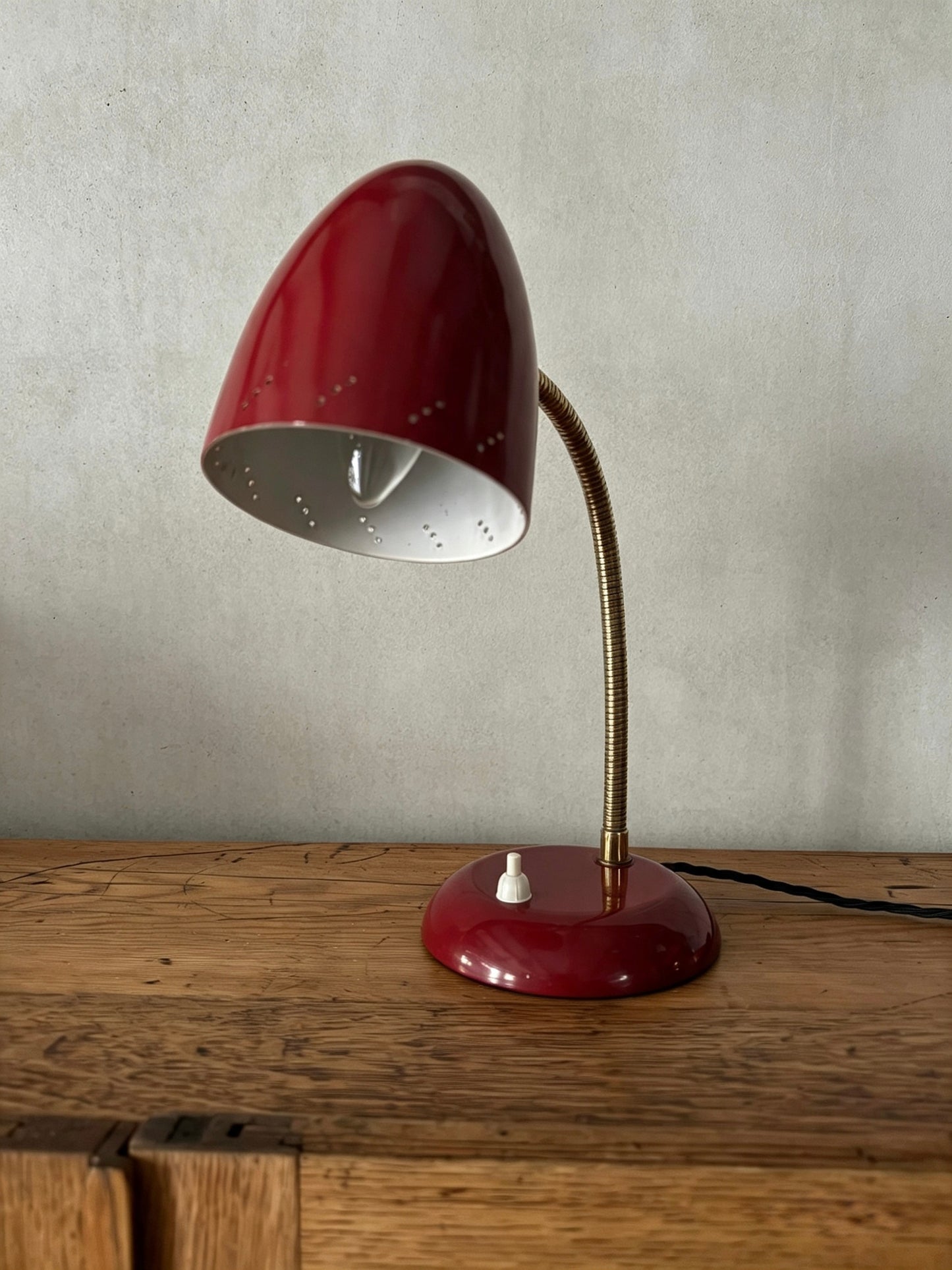 1960s German Gooseneck Table Lamp