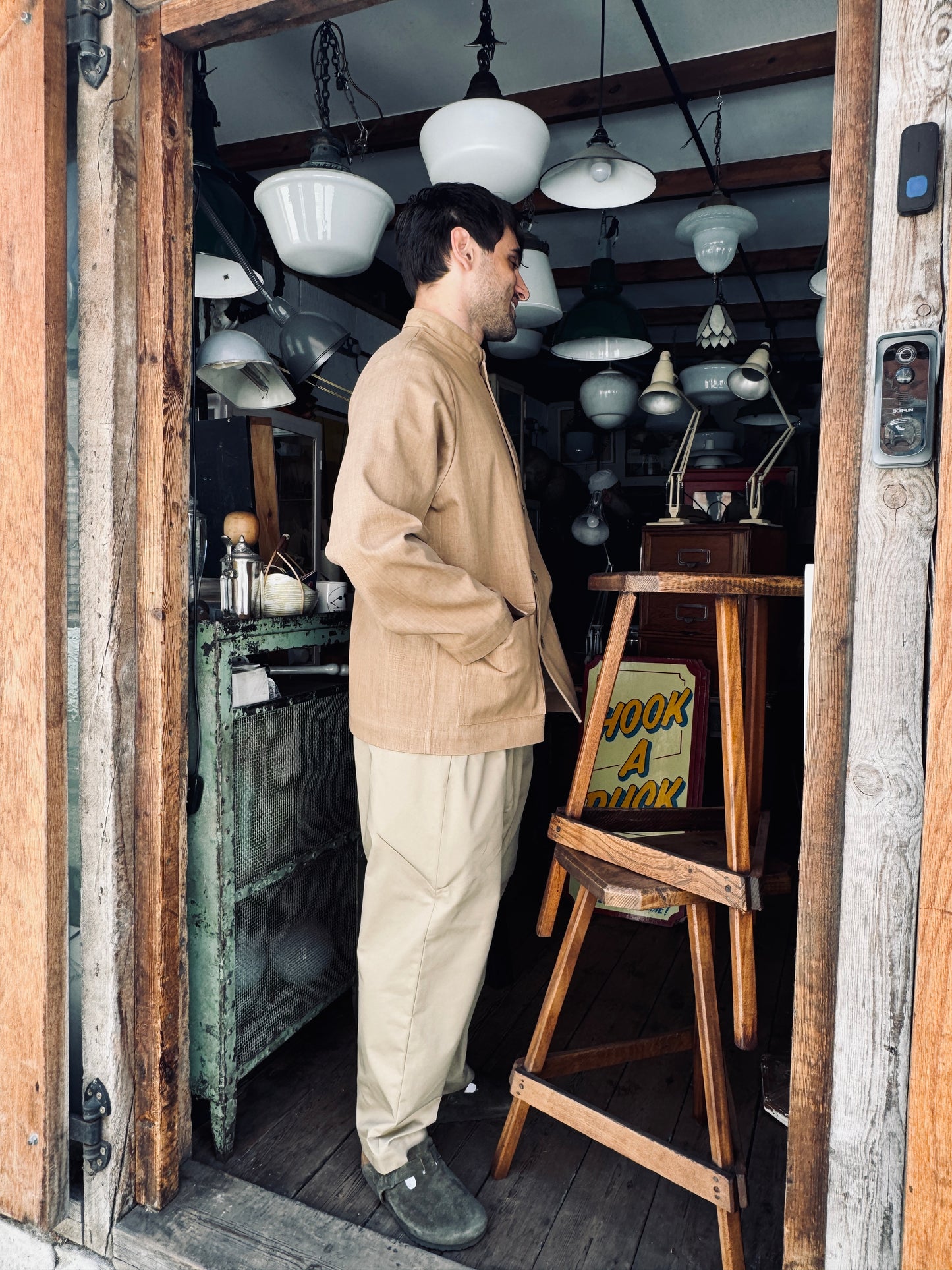 The 'Mintan' Made In London Classic Work Wear Thick Denim Over Shirt