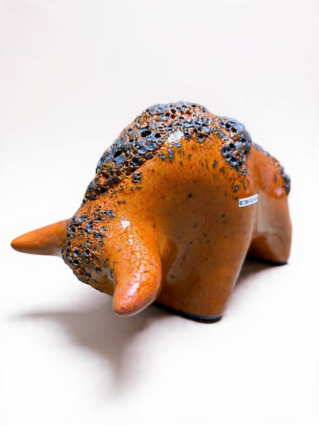 Otto Keramik Classic Ceramic Bull West German Pottery Fat Lava