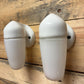 1950s Porcelain & Opaline Glass Bathroom Lights By Sigvard Bernadotte For IFO