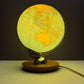 Vintage 1960s German Glass Globe Lamp By JRO Globus Munchen