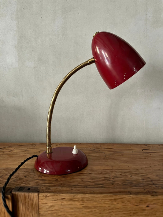1960s German Gooseneck Table Lamp