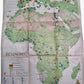 Philips Comparative Wall Atlas Of Africa Circa 1950s