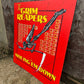 WW2 American Air Force Grim Reapers Nose Art Hand Painted On Board