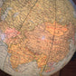 Vintage 1960s German Glass Globe Lamp By JRO Globus Munchen
