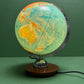 Vintage 1960s German Glass Globe Lamp By JRO Globus Munchen