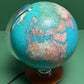 Vintage 1960s German Glass Globe Lamp By JRO Globus Munchen