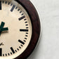Large 1960's East German Industrial Factory Clocks By Elfema