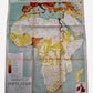Philips Comparative Wall Atlas Of Africa Circa 1950s