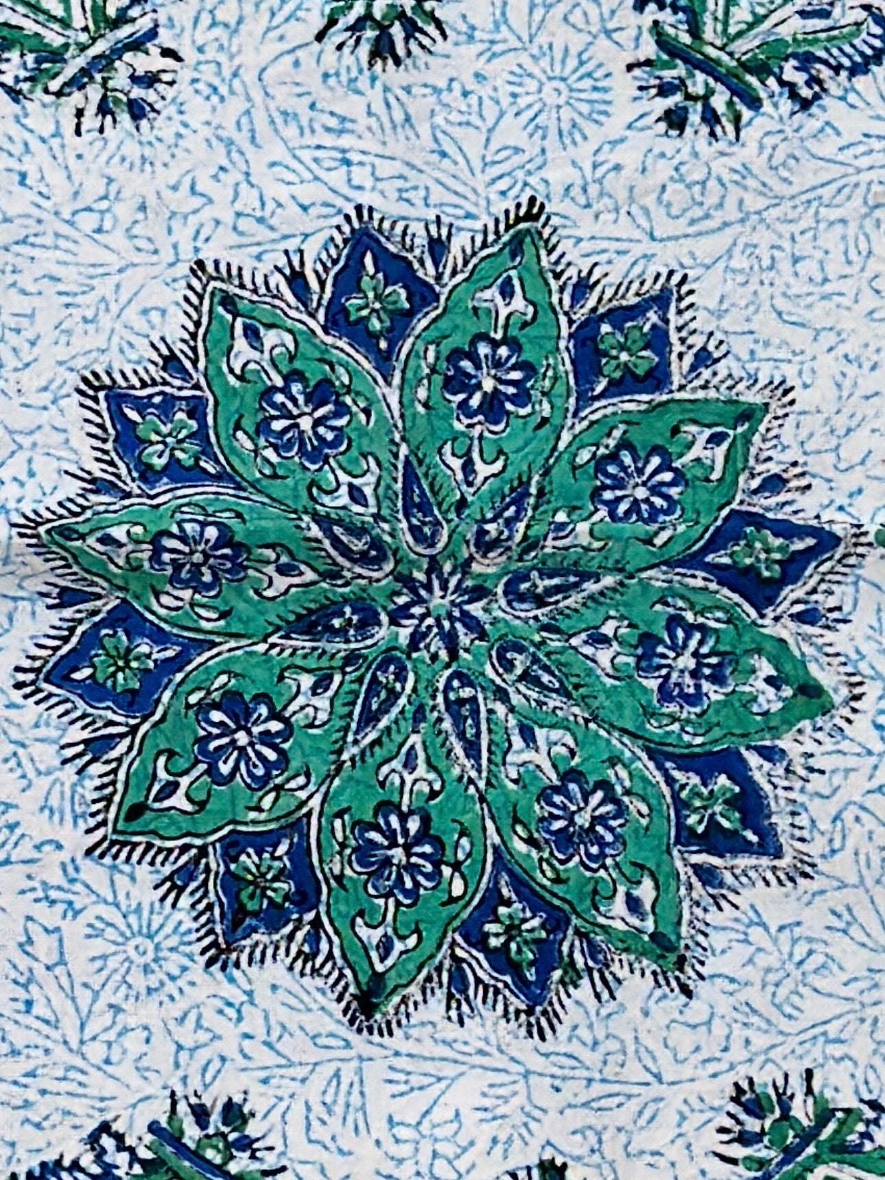 Ghalamkari Hand Block Prints Made In Iran