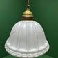 1920s Opal Glass Pendant Light