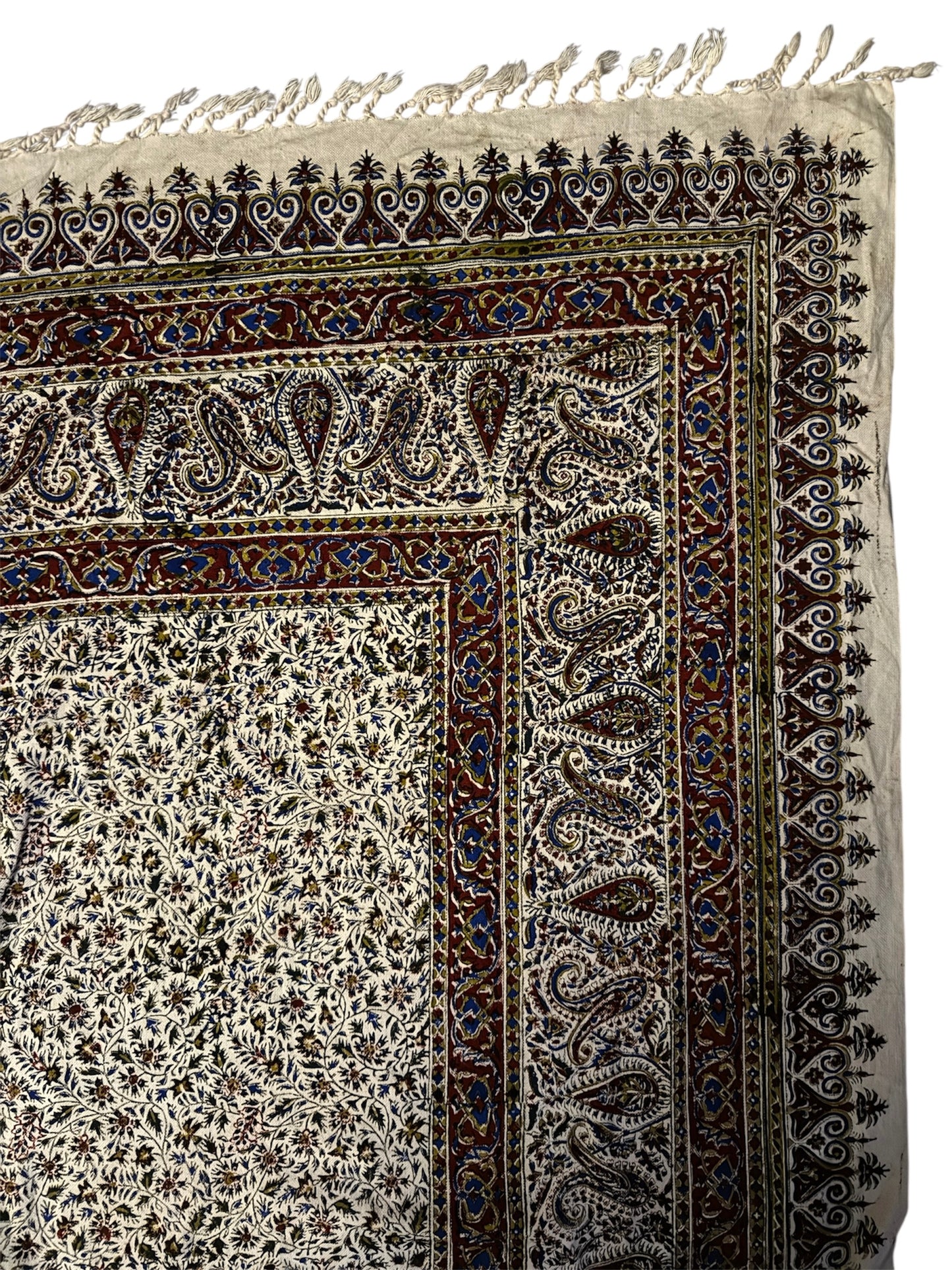 Large Ghalamkari Hand Block Prints Made In Iran