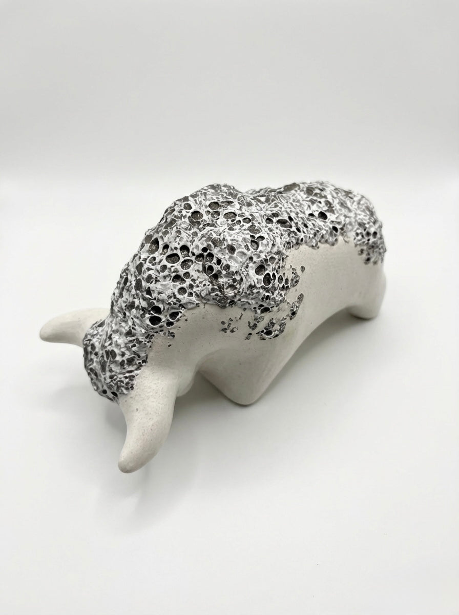 Otto Keramik Classic Ceramic Bull West German Pottery Fat Lava