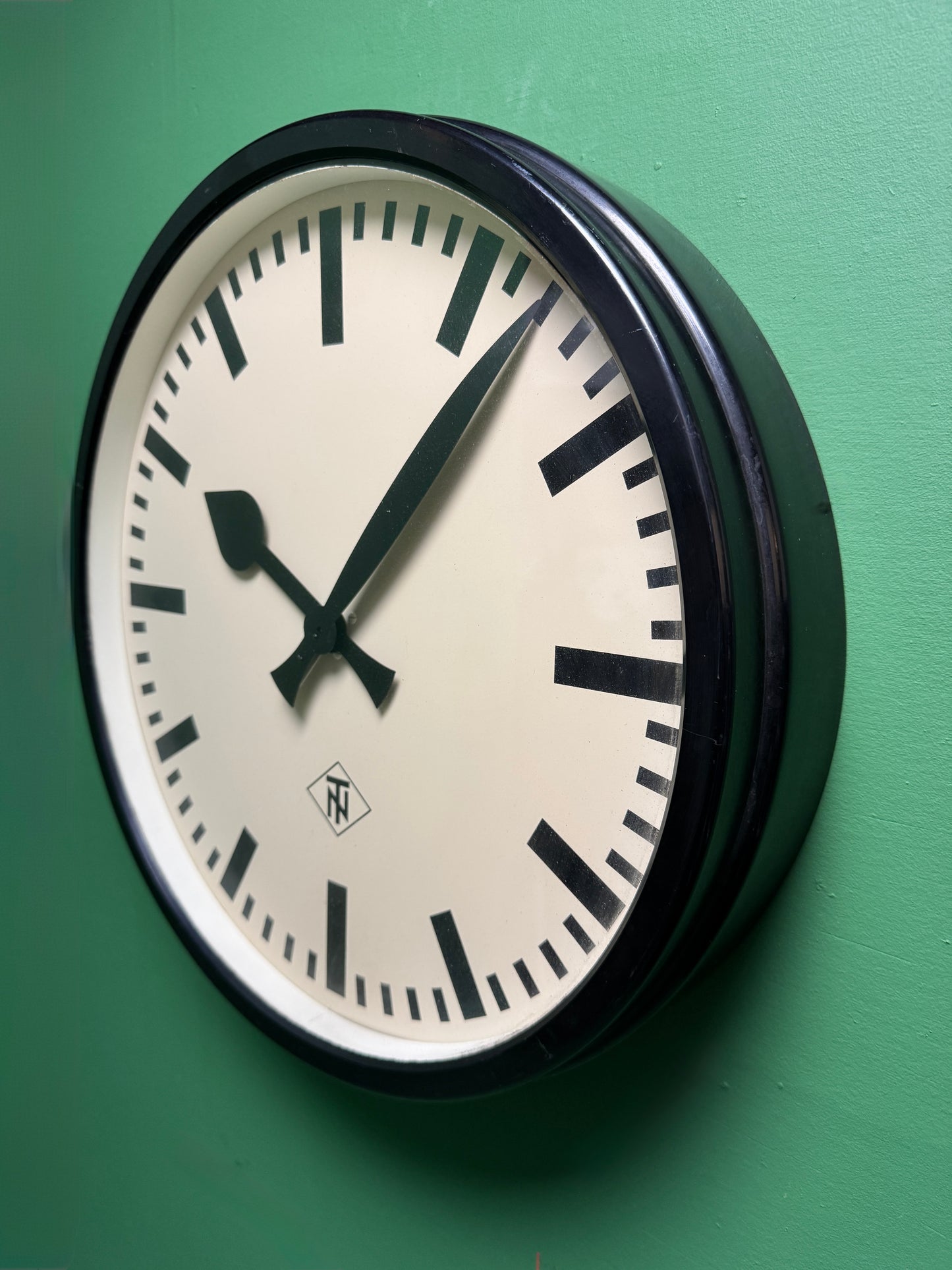 1940s Large TN Tele Norma West German Bakelite Factory / Office Clock