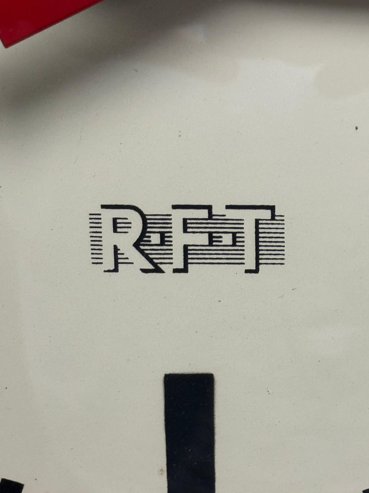 1970s East German Industrial Factory Clock By RFT