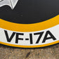 WW2 American Air Force VF-17A Nose Art Hand Painted On Board