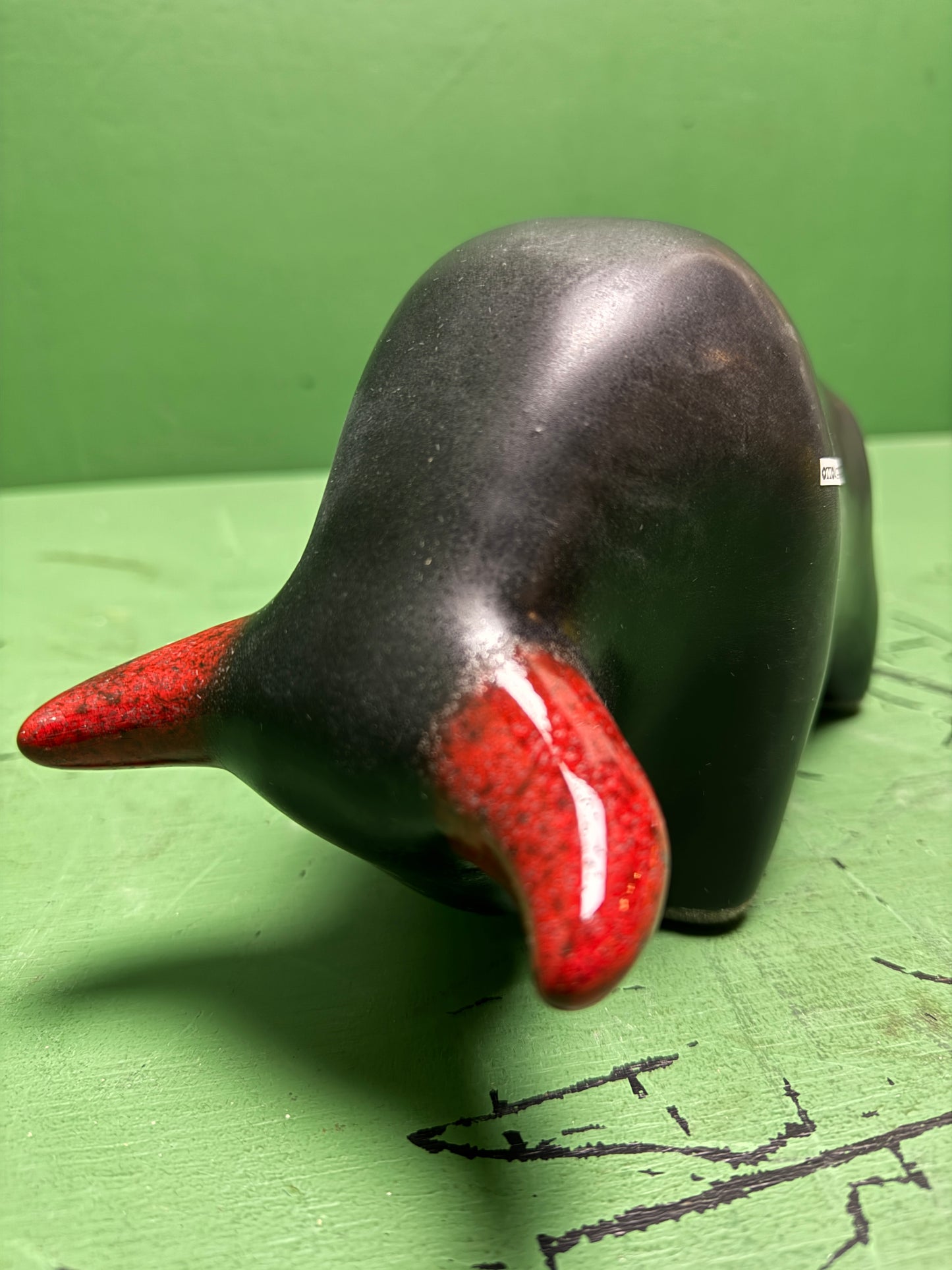 Otto Keramik Classic Ceramic Bull West German Pottery Fat Lava