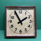 Large 1950s East German Industrial Factory Clock By RFT