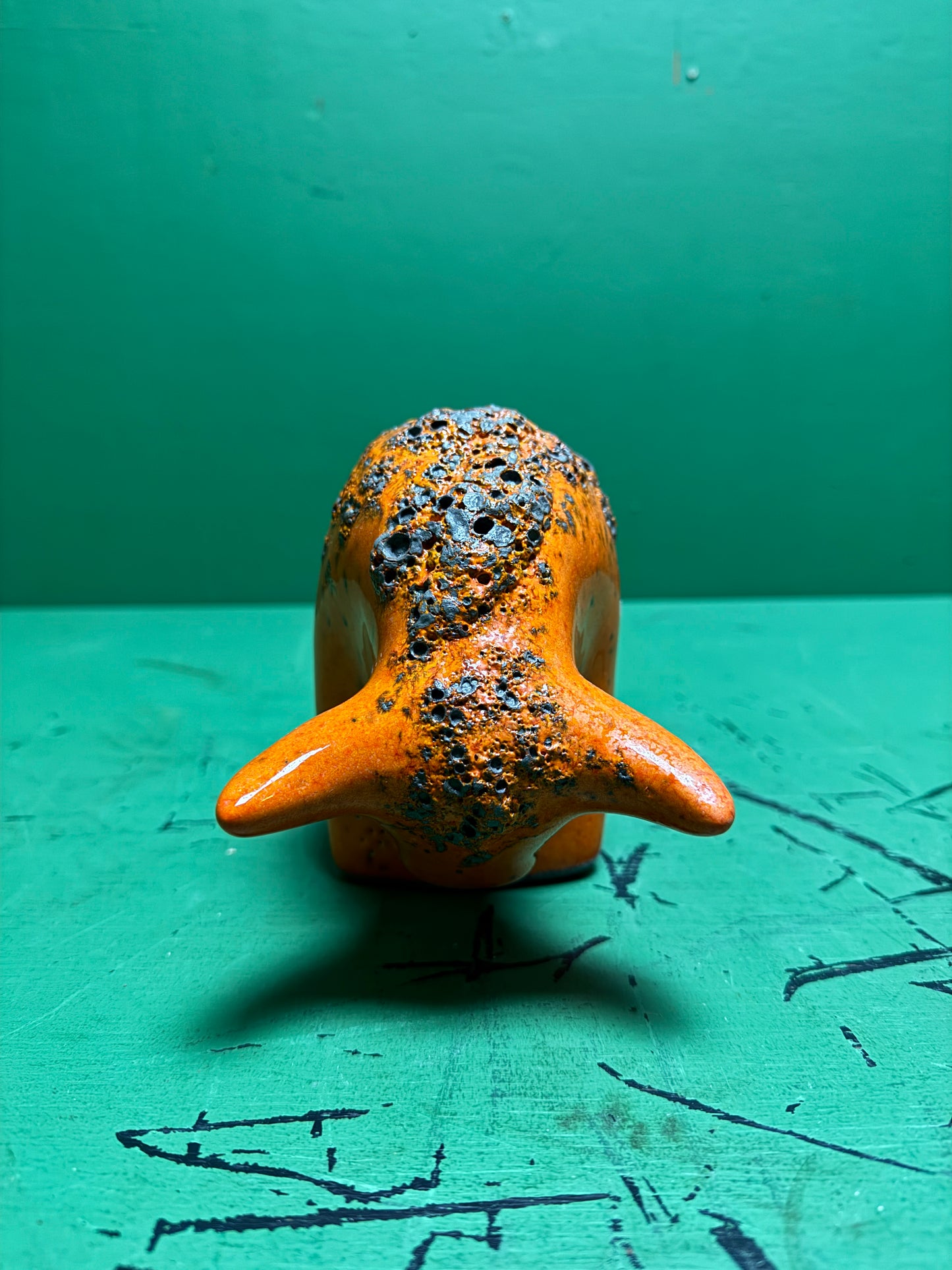 Otto Keramik Classic Ceramic Bull West German Pottery Fat Lava