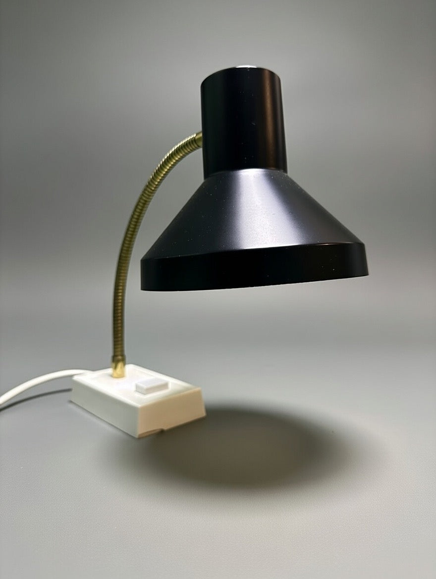 1970s German Retro Gooseneck Table Lamp