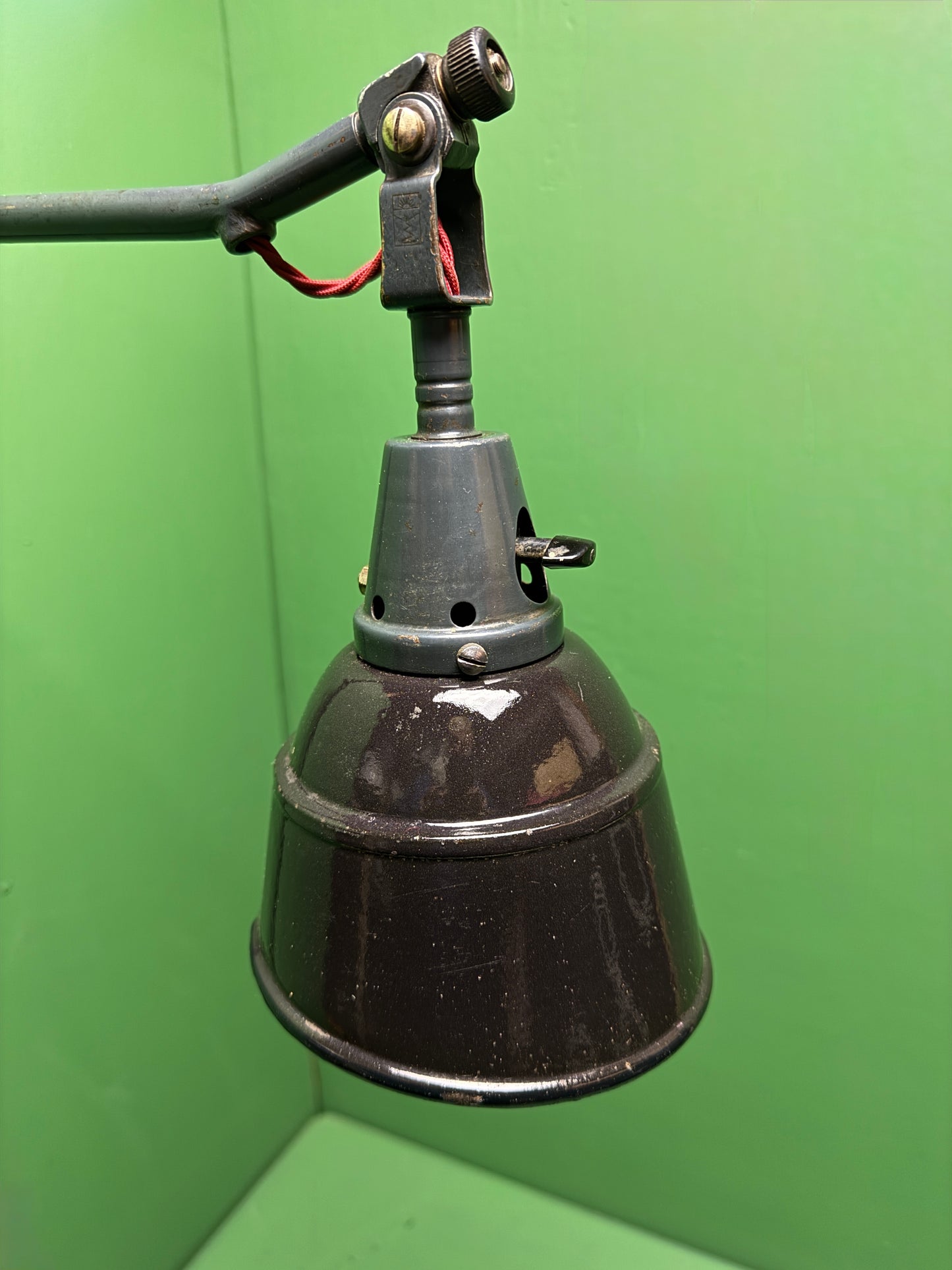 1930s Wall Mounted Task Lamp By Curt Fischer For Midgard