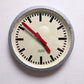 1960s East German Industrial Factory Clock By RFT