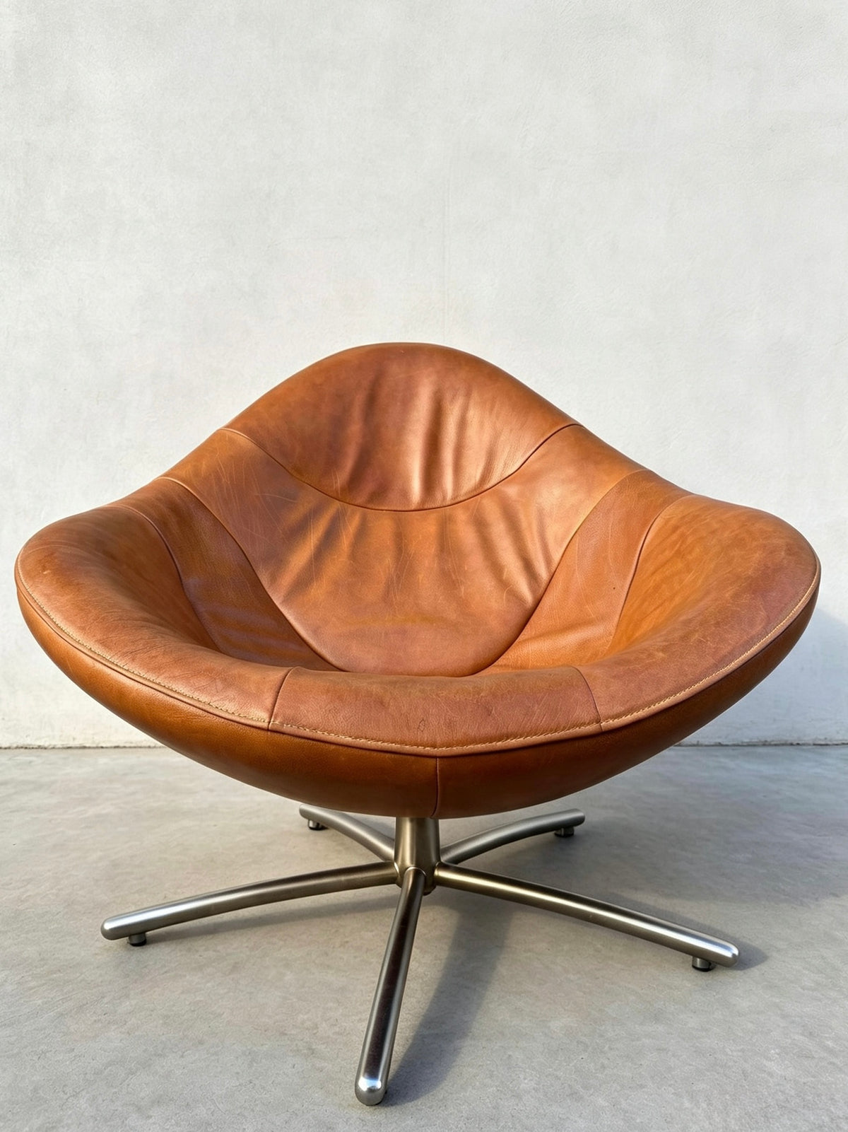 Heals Hidde Swivel Chair By Gerard Van Den Berg