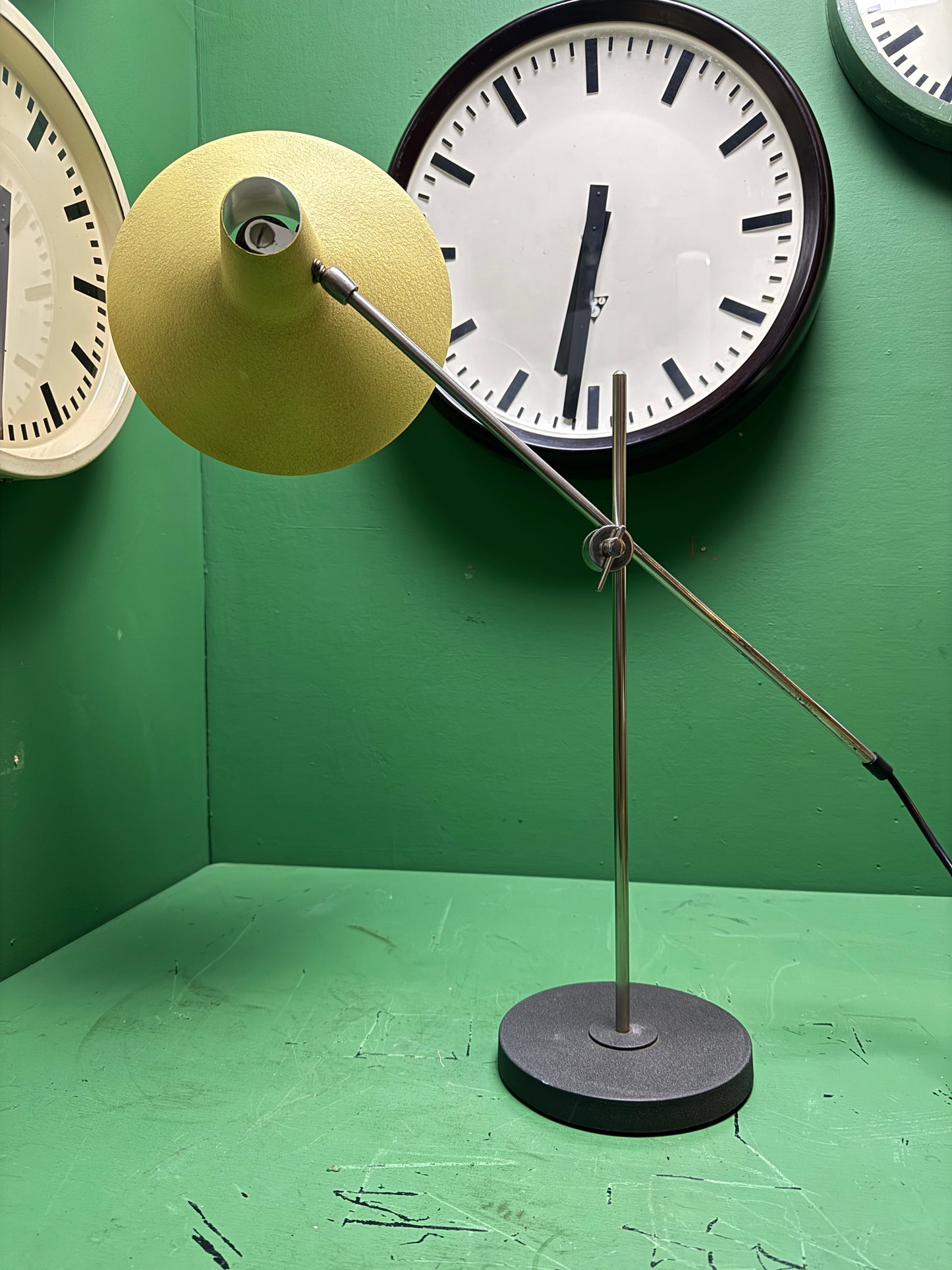Large 1960s Table Lamp By Erich Lang For SIS Leuchten Germany